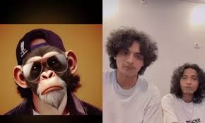 Wajah Vadel Badjideh Di Video Clip radja di kasih sticker monyet