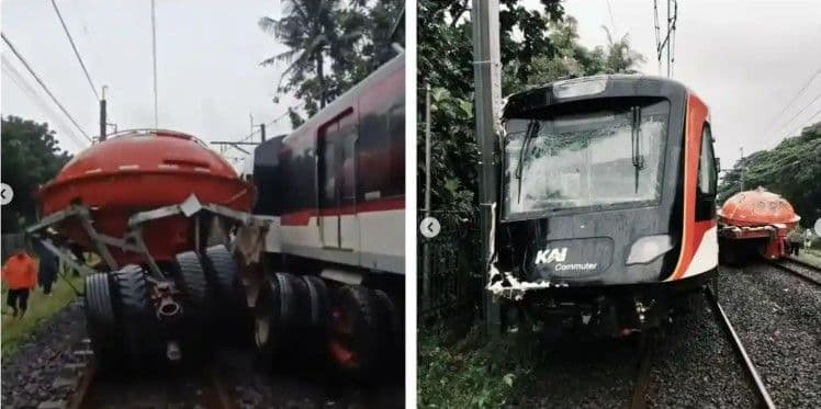 Kereta Bandara Tertemper Truk di Poris, Polisi Rekayasa Lalu Lintas