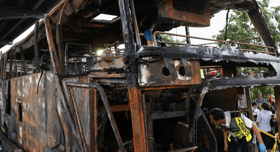 Kecelakaan Bus Sekolah di Thailand 25 Orang Tewas
